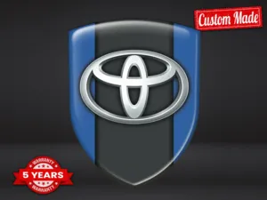 Toyota Décalco Résine Édition Exclusive Stickers Bombés Chic